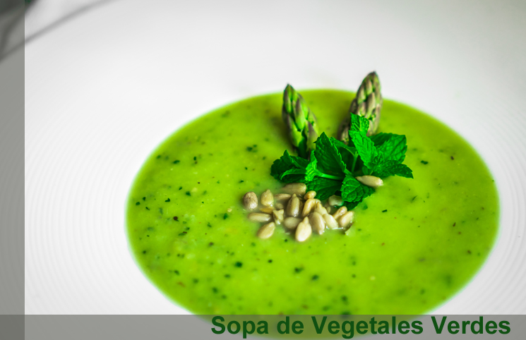 Sopa de Vegetales Verdes